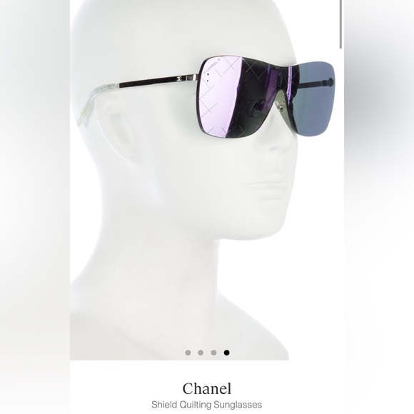 Chanel shield quilted glasses - Picture 2 of 9